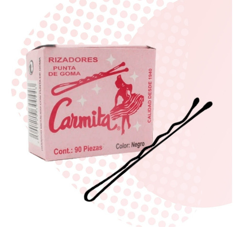 Pasadores De Cabello Con Punta De Goma Broche Rizado Belleza