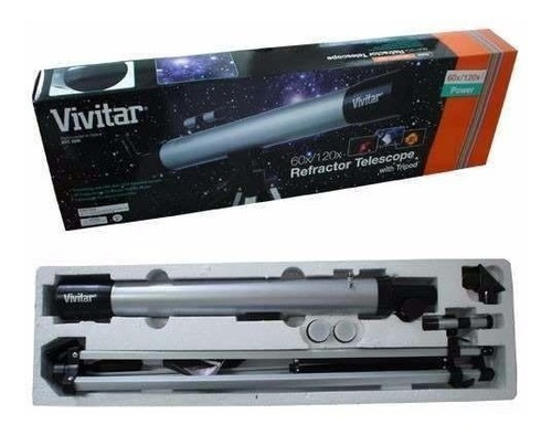 Telescópio De Refração 60x/120x Lente Ocular Vivtel50600