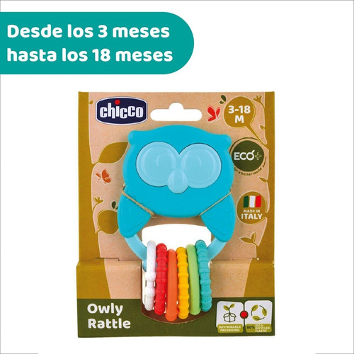 Imagen 3 de 5 de Chicco Sonajero Búho Eco+