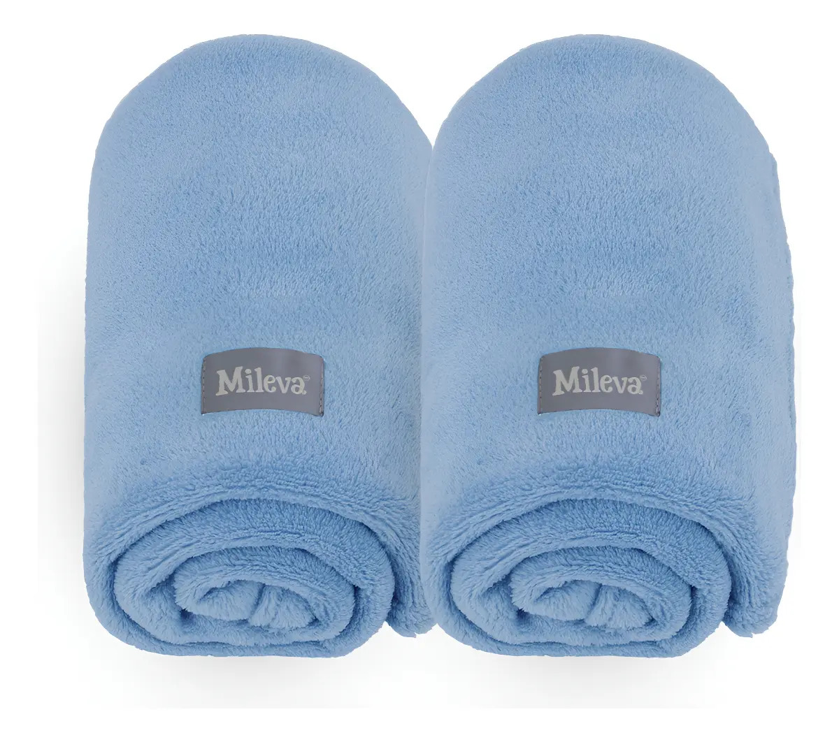 Kit 2 Manta Pet Cachorro E Gato Soft Macia Confortável Cor Azul céu/Azul Céu