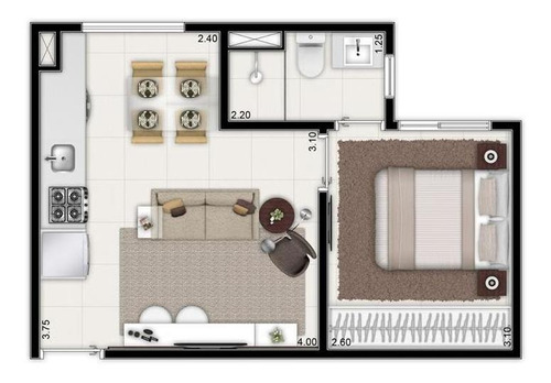 Imagem 10 de 10 de Apartamento - 300 Mtrs Metrô Brás, São Paulo. - Ap1097