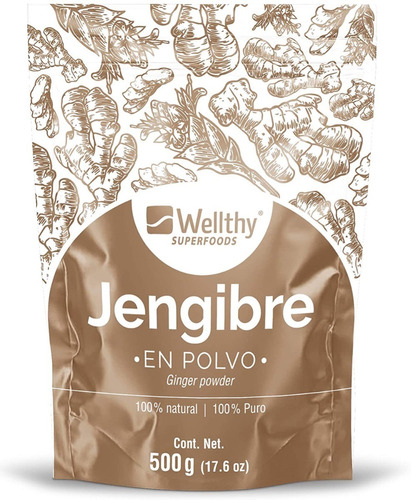 Wellthy Jengibre En Polvo 500g