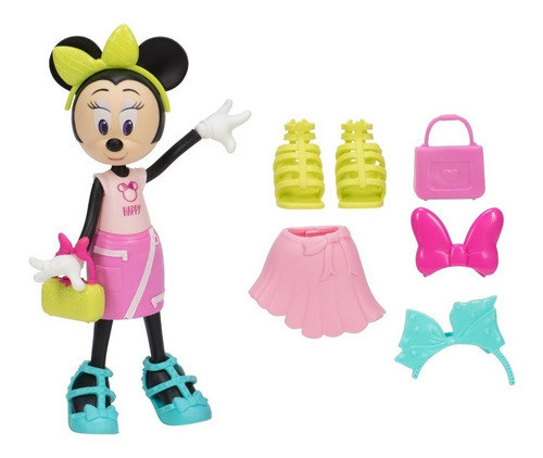 Mimi Muñeca Articulada Minnie Mouse Value Doll Disney 25cm