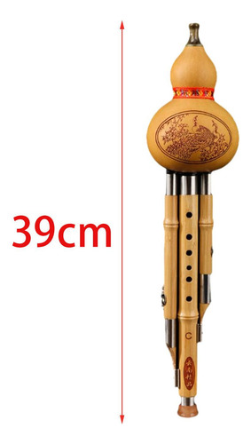 Wpd Hulusi De Bambú, Flauta De Cucurbitáceas De Calabaza,