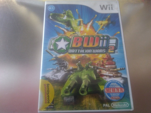 Mucho Ojo Juego De Wii Pal Original,battalion Wars 2.
