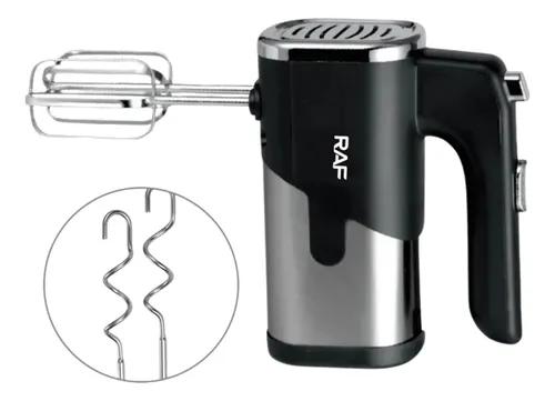 Batidora De Mano Negra 300w -hlc Home R.6630 220V 60 hz