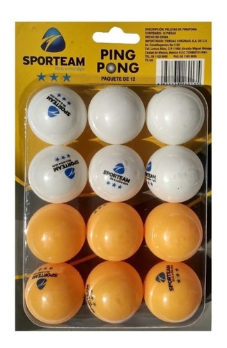 Pelotas De Ping Pong  Paquete Pro