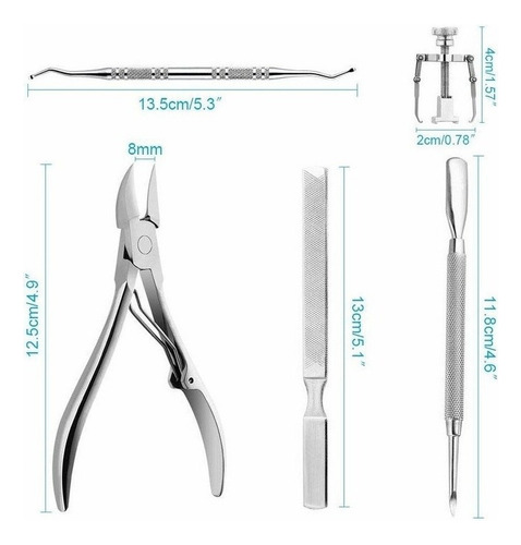 Set Corta Uñas, Tijeras Piel Muerta Uñas Gruesas