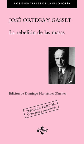 Libro La Rebelión De Las Masas De Ortega Y Gasset José Tecno