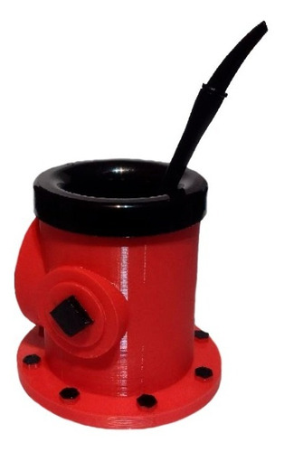 Mate Hidrante Bomberos Impresión 3d