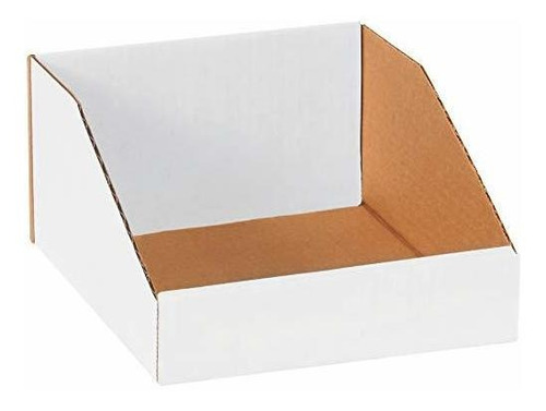 Cajas Superiores Abiertas, 8  X 9  X 4-1 / 2  , Blanco Ostra