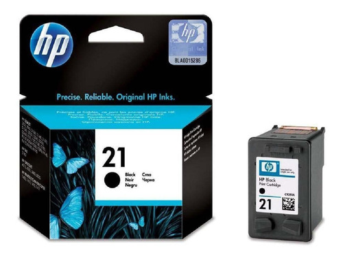 Hp Cartucho De Tinta 21negro Original (c9351al)