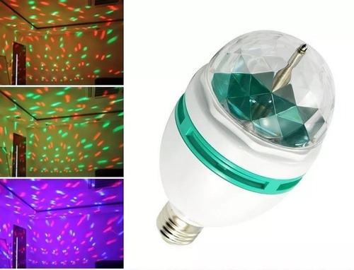 Lámpara Giratoria Rgb Led - 360 Grados Efecto Caleidoscopio