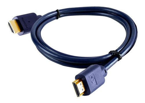 Cabo Hdmi 2.0 4k 3d 60htz 24k Alto Desempenho 19 Pinos 2m