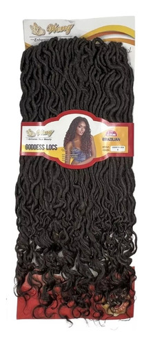 Cabelo Goddess Locs 300gr Cor #4 Castanho