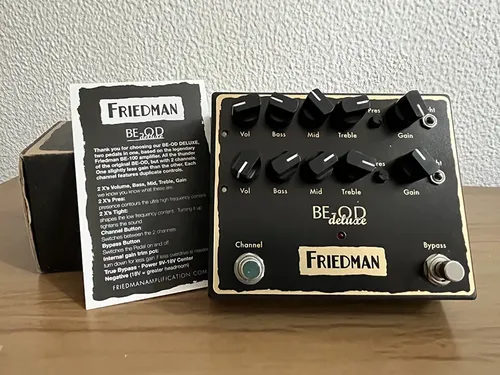 Pedal Friedman Be-od Deluxe Distorção Dois Canais | MercadoLivre