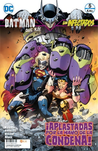 El Batman Que Rie: Los Infectados Num. 05 (de 6): Los Infectados, De Venditti, Robert., Vol. 5. Editorial Ecc Ediciones, Tapa Blanda En Español
