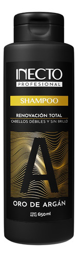 Shampoo Oro De Argan Inecto Profesional Mas Brillo