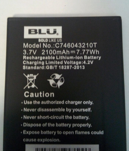 Bateria Blu Studio 5.0k 5.0e D530/d531k C746043210t