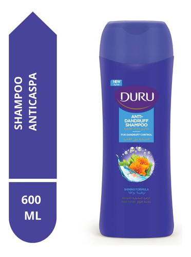 Shampoo Anticaspa Con Extracto De Calendula 600 Ml