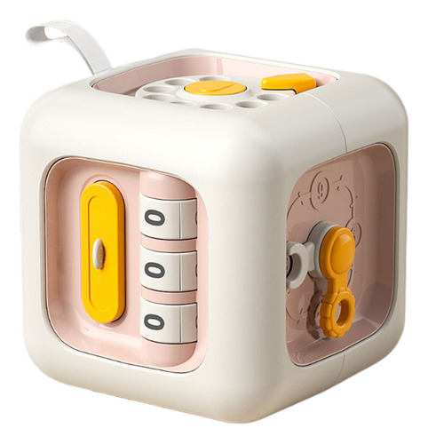Tablero De Actividades Sensoriales Montessori Busy Cube 6 En