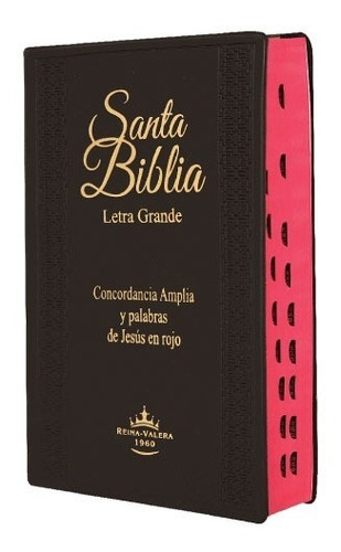 Biblia Reina Valera 1960 Negra Letra Grande Indice