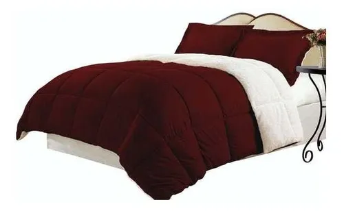 Plumón Patagónico Sherpa 2 Plazas Color Chocolate