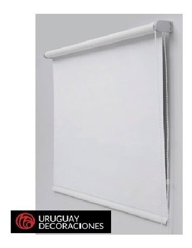Cortinas Roller - Blackout Blanca - Pronta - 1,40 X 2,20
