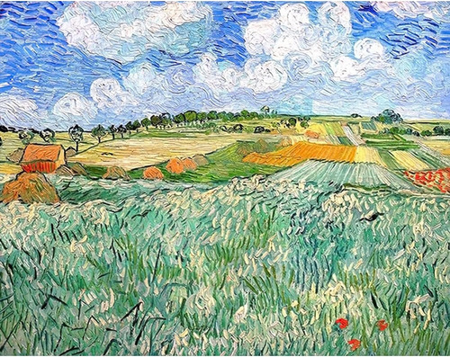 Serie De Obra Maestra De Vincent Van Gogh Pintar Por Nã...