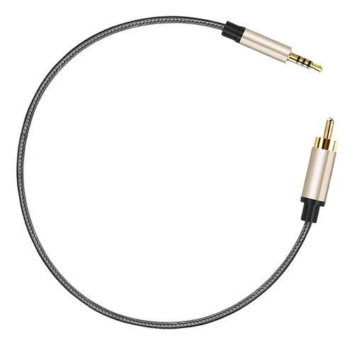 Jack De 3,5 Mm A Rca Macho Cable Auxiliar Coaxial De Sonido