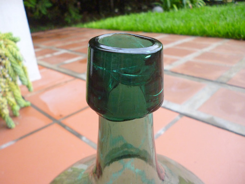 Damajuana Antigua Botellon 5 Litros Artesanal Verde