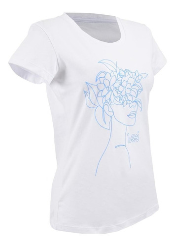 Imagen 2 de 5 de Playera Casual Lee Manga Corta De Mujer S10