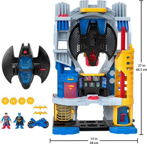 Fisher-price Imaginext Dc Super Friends Cuartel General De S