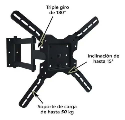 Soporte Para Pantalla 22 A 65 Pulgadas , Macformet Msi