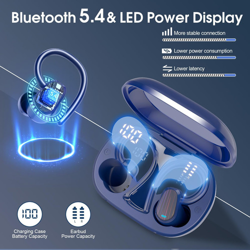 Oyib Auriculares Inalámbricos Bluetooth 54 Auriculares 50h