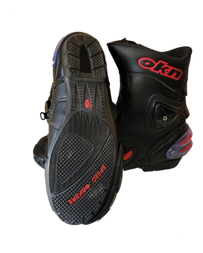 Imagen 4 de 6 de Botas Motociclismo Okinoi Protecciones Vidriera Beitia Motos