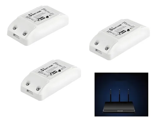 comprar Pack 3 Interruptores Inteligentes Wifi Smart Switch Domótica