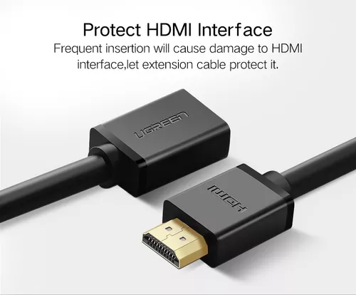 Cable Extensión HDMI 4K Macho-Hembra 2m