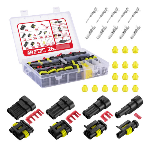 Anhovno Conector 2 Pine Terminal Cable Electrico Automotriz