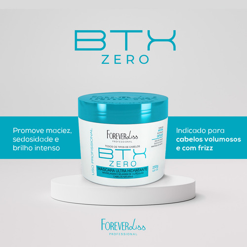 Kit Máscara Volume Zero 250g Com Reconstrutor Sos Forever Li