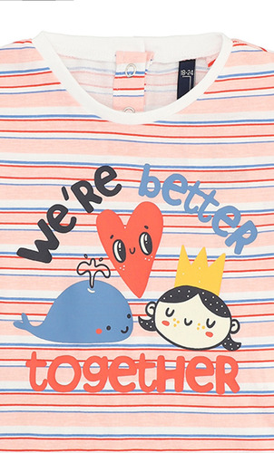 Pack De Playeras San Valentín De Bebé Niña C& A (1061794