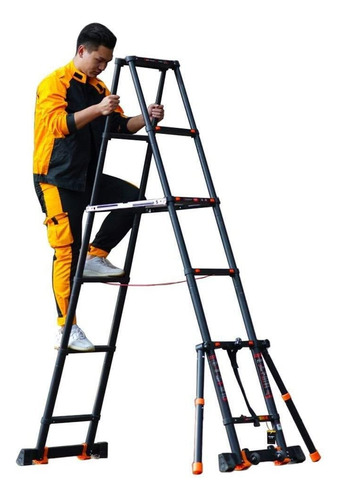 Escalera Teleextension 330 Libra Capacidad Maxima Estructura