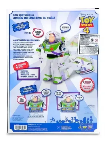Toy Story 4 Animatronico Buzz Lightyear En Español Original