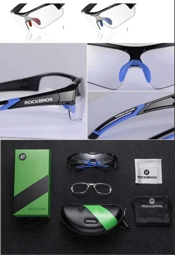 Gafas Deportivas Ciclismo Uv400 Rockbros Lentes Fotocromáticos