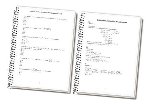 Apostila Colégio Naval Matemática Provas Comentadas