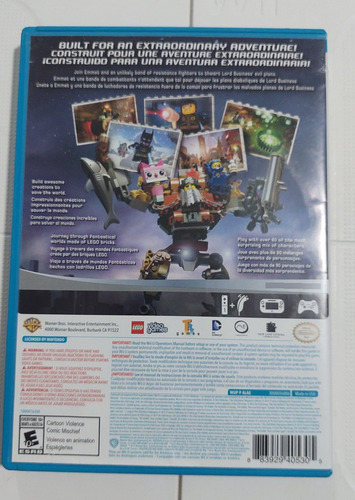 The Movie Video Games Lego Nintendo Wii Ü Original Y De Uso (Usado)