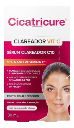 Sérum Facial Clareador C 10 Nano Vitamina C 30ml Cicatricure