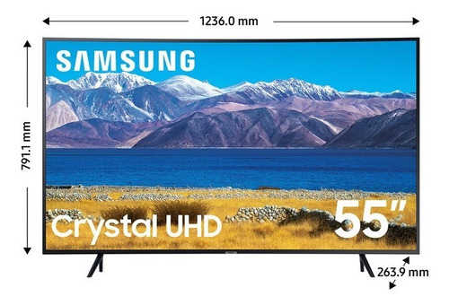 Imagen 6 de 6 de Samsung Pantalla 55 Curva Led Uhd
