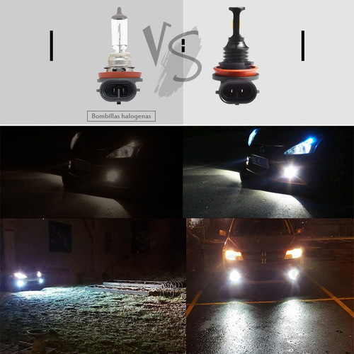 Kit De Focos Led H4 9003 H11 Para Ford Ecosport 2013-2017