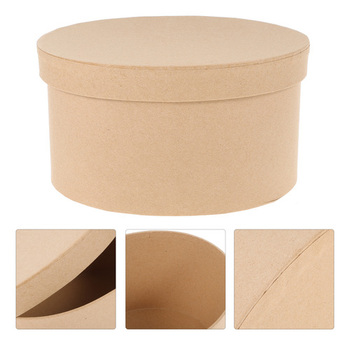 Cookie Gift Containers Oval Carton Kraft Paper